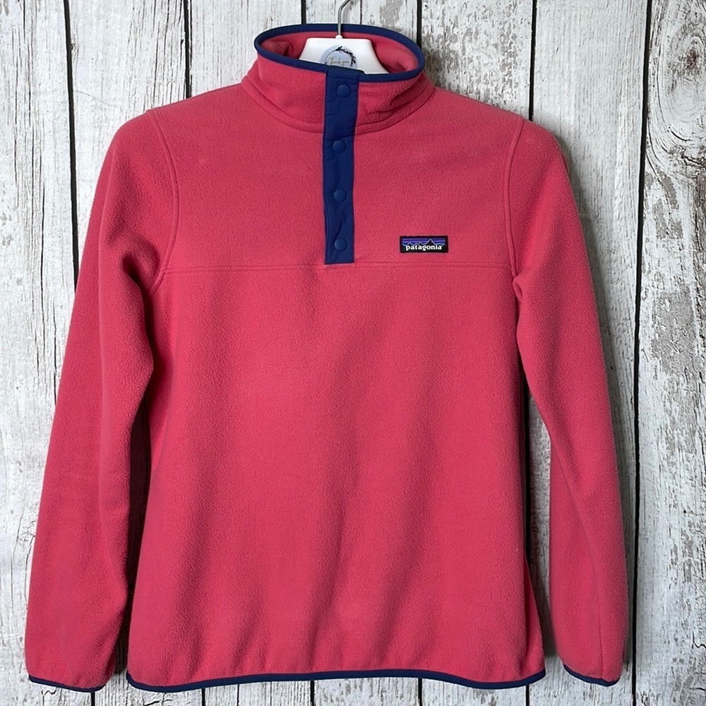 Patagonia micro fleece snap T.​​